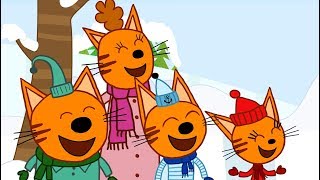 Три кота | Снежные горки | Серия 37 | Мультфильмы для детей