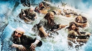 Поиграем в Хоббитов:Пустошь Смауга-(Побег на бочках)