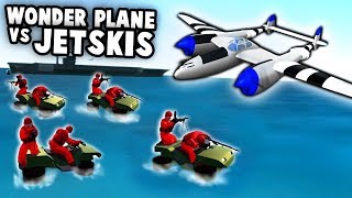 NEW Lightning WONDER PLANE vs Jet Ski Navy!  (Ravenfield New Update Gameplay)