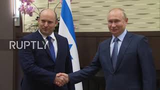 Russia: Putin, Israeli PM Bennett meet for first time in Sochi