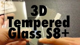 Install FULL Screen S8 Plus Tempered Glass Screen Protector iCarez