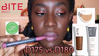 BITE BEAUTY HAS FOUNDATION?! Review - Primer, Foundation, Powder & Lip Crayon: Nonino, Damson & more
