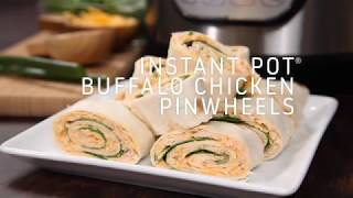Instant Pot Buffalo Chicken Pinwheels