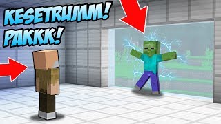 BIKIN PINTU SENSOR LISTRIK RAHASIA OTOMATIS ANTI MALING PALING AMAN DI DUNIA MINECRAFT!