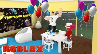 It's My Birthday and things get CRAZY! The Crew Mansion Roblox Bloxburg Role-play