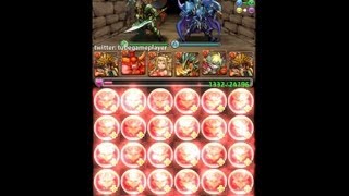 パズドラ「勇者降臨」石川五右衛門PTタイムアタック(RTA:1分58秒)