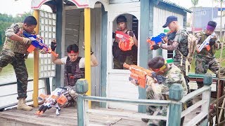 LTT Nerf War : SEAL X Warriors Nerf Guns Fight Attack Criminal Group Rescue Captain Alpha