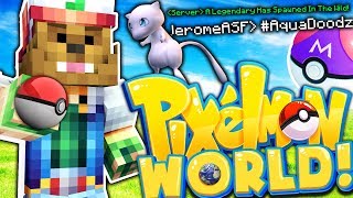 THE FIRST LEGENDARY MEW ON THE SERVER - PIXELMON WORLD #10 | JeromeASF