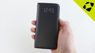 Official Samsung Galaxy S7 Edge LED View Cover Case Review - Hands On