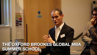 The Oxford Brookes Global MBA Summer School