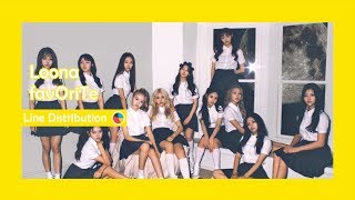 LOONA - favOriTe [Line Distribution] *CORRECT VERSION*