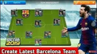 របៀបhackកម្លាំង&ក្រុម fc barcelona DLS19[how to hack fc barcelona DLS19]