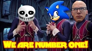 We Are Number One but it it's a dank piano cover & the thumbnail is misleading with Sans & Sonic