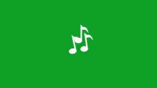 Music notes Green Screen Green Screen Chroma Key Effects AAE