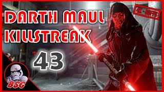 Hooded Darth Maul Killstreak (PC Mod) | Battlefront 2 4K 60FPS Gameplay