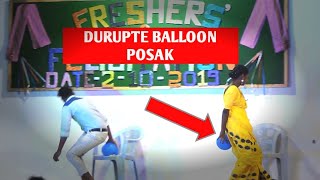 SIT & POP THE BALLOONS Funny Challenge | Durupte balloon posak ? I New Santali Video II Freshers
