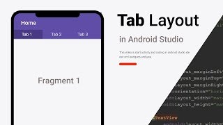 Create Tab Layout with fragment in Android Studio