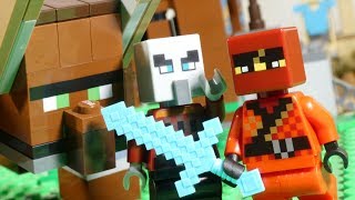 LEGO MINECRAFT KAI V'S ILLAGERS 2 + BATTLE COMPILATION