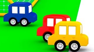 Мультики новые серии - 4 Машинки. Ищем красную машинку.
