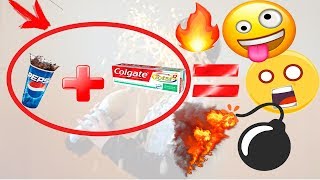 1/1 МЕШАЮ КОКА КОЛУ + ЗУБНУЮ ПАСТУ ЧТО БУДЕТ ИНТЕРЕСНЫЙ ЭКСПЕРИМЕНТ?! / COCACOLA VS TOOTHPASTE