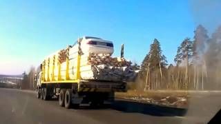 Лучшие Автоприколы на дорогах России, подборка дорожных приколов, автоюмор, смешные видео на дороге