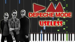 Depeche Mode - Useless Piano Cover [Synthesia Piano Tutorial]