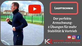 Lauftechnik verbessern - Übungen für den richtigen Armschwung