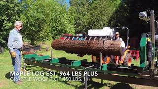 #49 Kubota B2601 Compact Tractor Woodland Mills HM126 portable mill. Taking a Closer Look. outdoors.