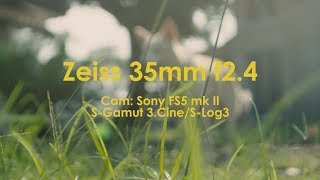 Vintage Lens Test Zeiss Flektogon 35mm f2.4 on Sony FS5ii