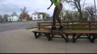 Austin white skateboarding (street clips)