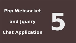 Php Chat Application System Tutorial Websocket and Jquery - 5 Implement Chat Form