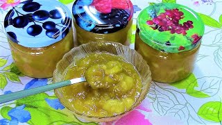 Необыкновенно вкусный  Джем из абрикосов и бананов до зимы не доживает - съедается первым!