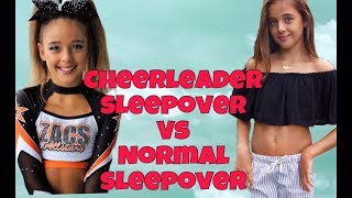 CHEERLEADERS Sleepover VS Normal Sleepover - CHEER WORLDS Edition