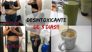 DESINTOXICANTE DE 3 DIAS(TE QUEMA GRASA Y JUGO VERDE)  DETOX