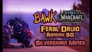 Battle for Azeroth 110 PvP - Silvershard Mines Random BG (Feral)
