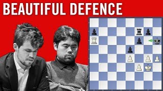Beautiful Defence  - Carlsen vs Nakamura | SINQUEFIELD CUP 2018