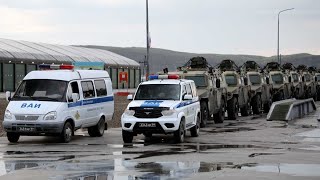 Военнослужащие ЦВО совершили марш в Киргизию для проведения учений «Рубеж 2021»