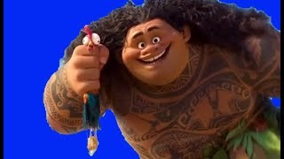 Футаж Мауи - Моаны: Green Screen Moana