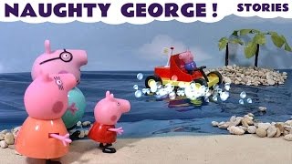 Peppa Pig Naughty George English Episodes Compilation of Toy Stories with Surprise Eggs & Toys TT4U