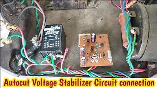 Autocut Voltage Stabilizer Circuit Connection