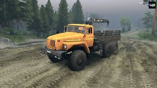SpinTires - обзор мода ( УРАЛ 4320-41 v2 )