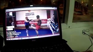 Бой Симонов vs Пантелейкин с комментариями Raddysona