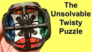 The world's first unsolvable twisty puzzle? (by Tony Fisher)