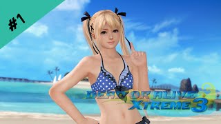 Dead or Alive Xtreme 3 Let's Play #1 (PS4) - Failing at Volleyball [No Commentary]