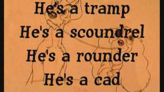 He's A Tramp with Lyrics - Lady and the Tramp