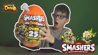Smashers EPIC DINO EGG Με 25 Εκπλήξεις Series 3 Δεινόσαυροι Slime και ....