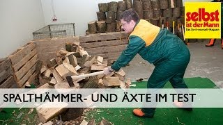 Spalthämmer und Spaltäxte im Test