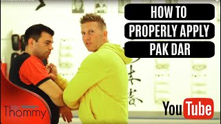 How to properly apply Pak Dar
