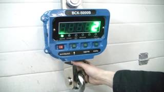 Крановые весы ВСК-3000В обзор
