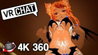 4K 360 VR Succubus Flame Lap Dance [Who's - Jacquees] - VRChat Full Body Tracking Dancing Highlight